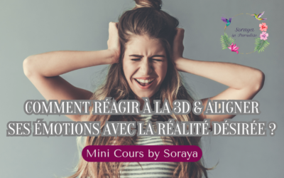 Comment réagir à la 3D et aligner ses émotions avec la réalité désirée ?