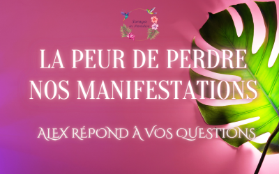 La peur de perdre nos manifestations